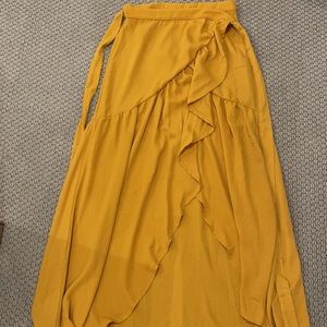 Hello wrap maxi skirt